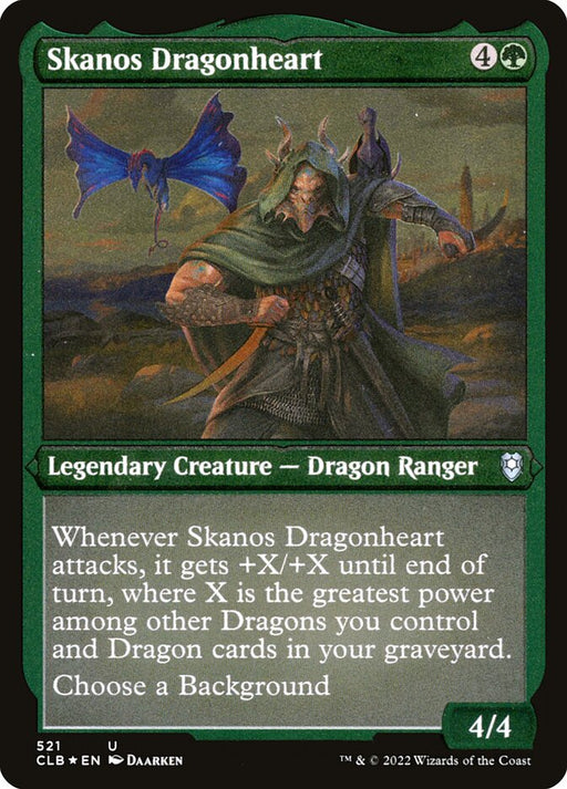 Skanos Dragonheart - Etched - Inverted - Legendary - Etched (Foil)