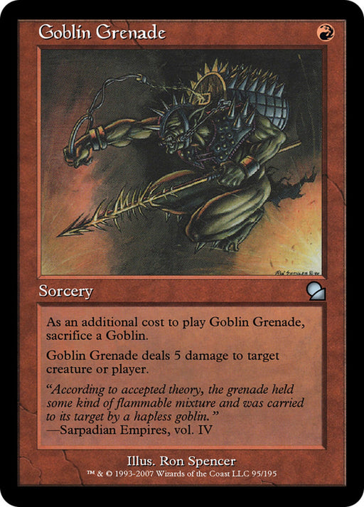 Goblin Grenade (Foil)