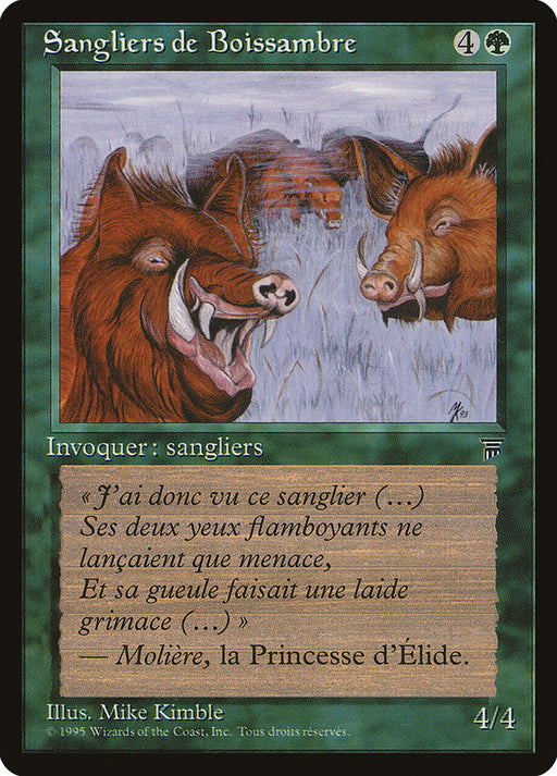 Sangliers de Boissambre - Durkwood Boars