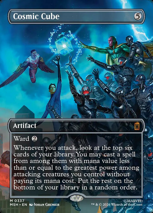 Cosmic Cube - Borderless - Inverted (Foil)