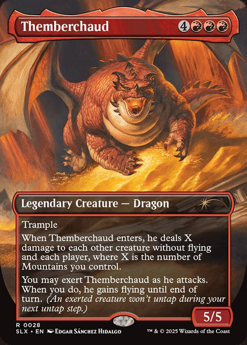 Themberchaud - Borderless - Full Art - Inverted - Legendary