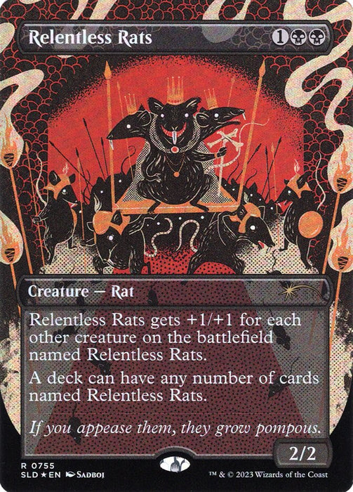 Relentless Rats - Borderless - Full Art (Foil)