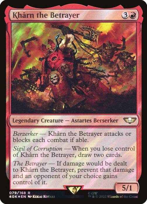 Khârn the Betrayer - Legendary - Surge Foil (Foil)