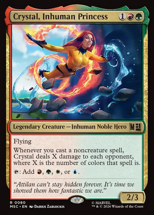 Crystal, Inhuman Princess - Legendary - Surge Foil (Foil)