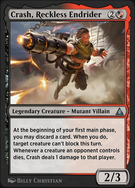 Crash, Reckless Endrider - Shriek, Treblemaker - Legendary