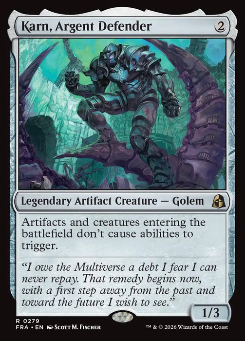 Karn, Argent Defender (Foil)