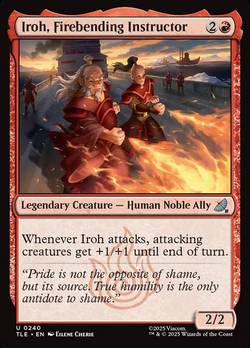 Iroh, Firebending Instructor - Legendary (Foil)