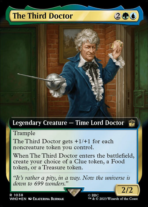 The Third Doctor - Extended Art - Legendary - Surge Foil (Foil)