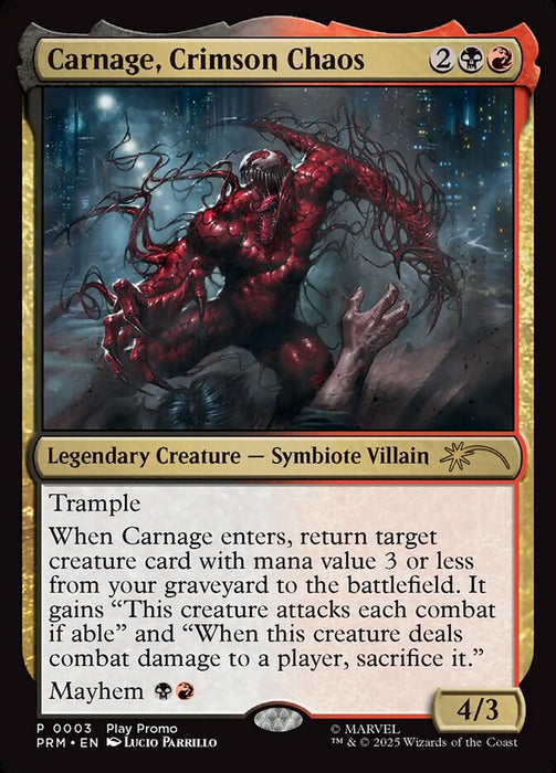Carnage, Crimson Chaos - Legendary (Foil)