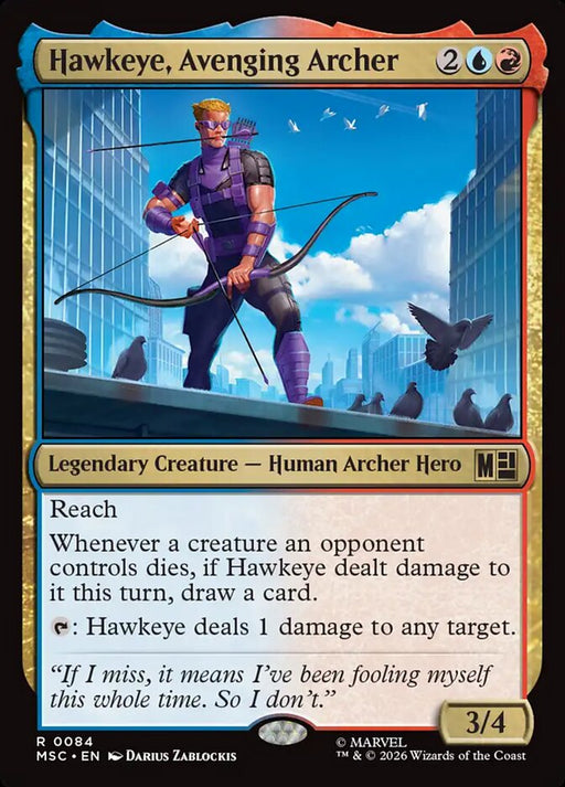 Hawkeye, Avenging Archer - Legendary - Surge Foil (Foil)