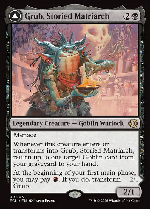 Grub, Storied Matriarch // Grub, Notorious Auntie - Legendary (Foil)