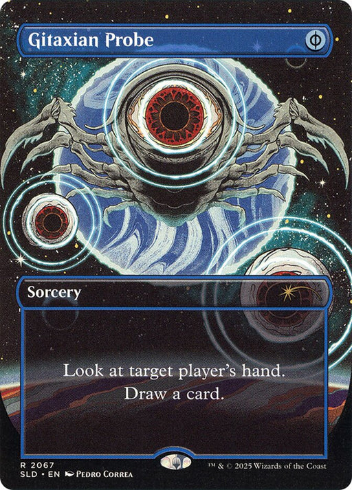 Gitaxian Probe - Borderless - Full Art - Inverted (Foil)
