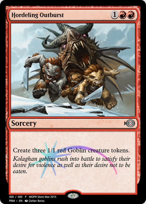 Hordeling Outburst (Foil)