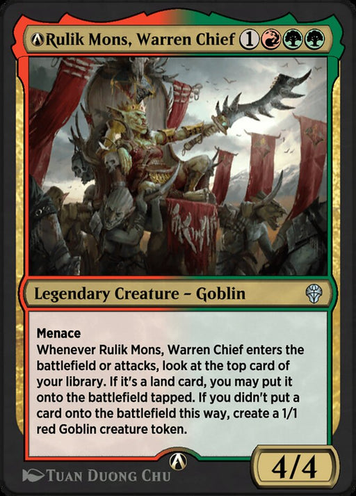 A-Rulik Mons, Warren Chief - Legendary