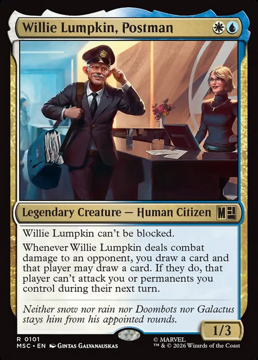 Willie Lumpkin, Postman - Legendary - Surge Foil (Foil)