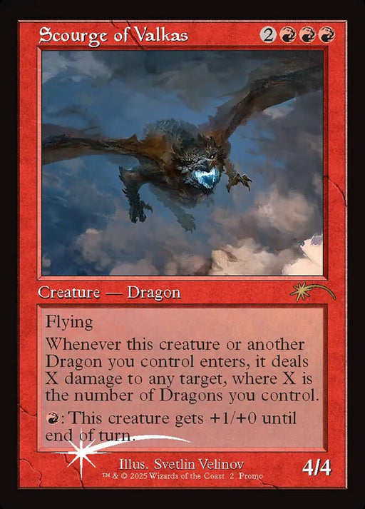 Scourge of Valkas - Retro Frame (Foil)