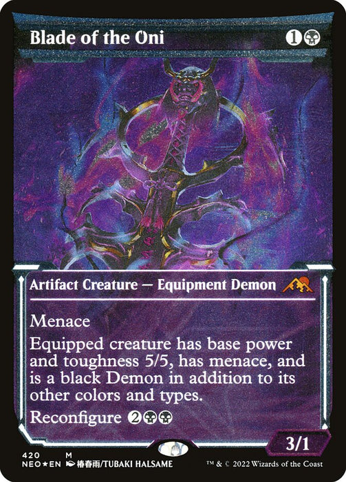 Blade of the Oni - Inverted - Showcase - Etched (Foil)