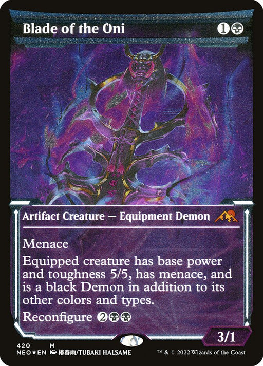 Blade of the Oni - Inverted - Showcase - Etched (Foil)