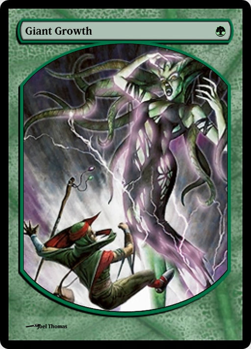 Giant Growth - Textless - Full Art (Foil)