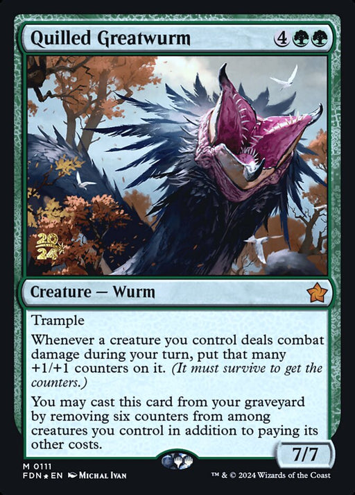 Quilled Greatwurm (Foil)