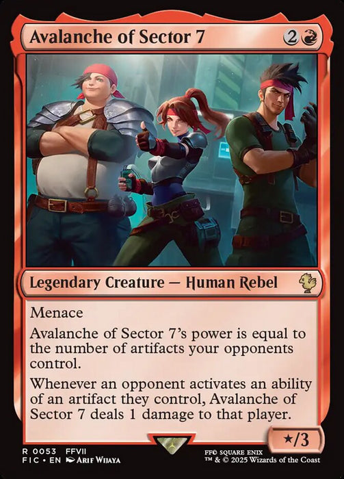 Avalanche of Sector 7 - Legendary - Surge Foil (Foil)