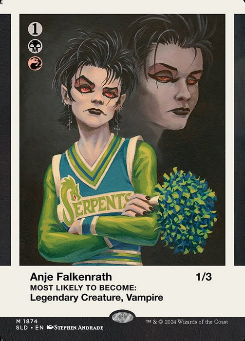 Anje Falkenrath // Anje Falkenrath - Borderless - Full Art - Legendary