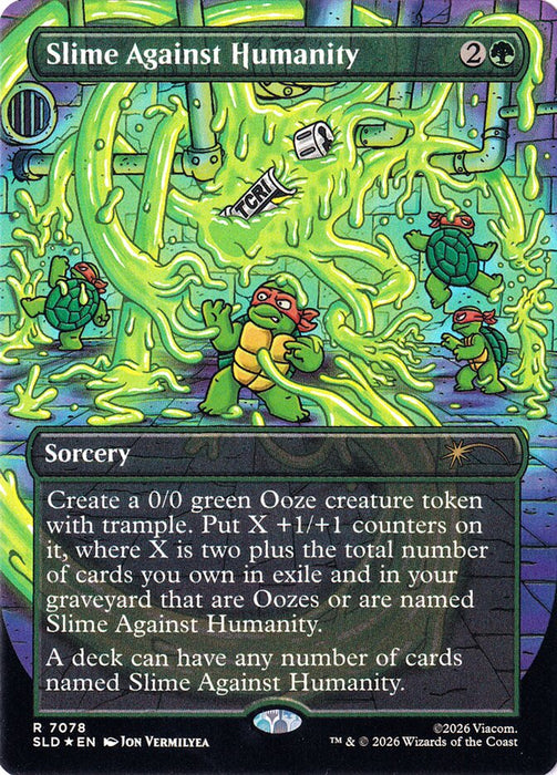 Slime Against Humanity - Borderless - Inverted