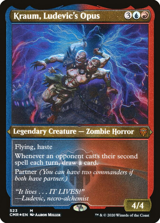 Kraum, Ludevic's Opus - Etched - Inverted - Legendary - Etched (Foil)