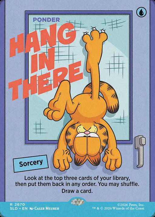 Hang In There - Ponder - Borderless - Full Art (Foil)