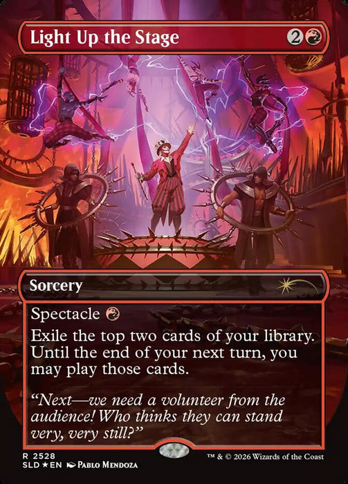 Light Up the Stage - Borderless - Inverted (Foil)