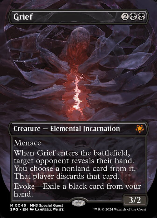 Grief - Borderless - Full Art - Inverted
