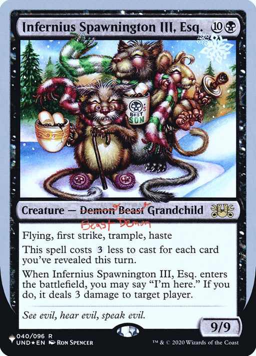 Infernius Spawnington III, Esq. (Foil)