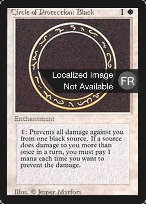 Cercle de protection : noir - Circle of Protection: Black