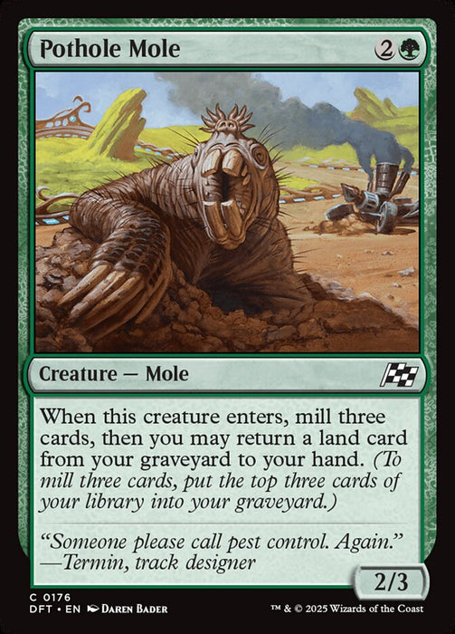 Pothole Mole (Foil)