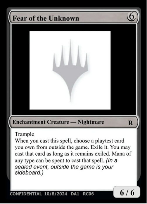 Fear of the Unknown - Enchantment