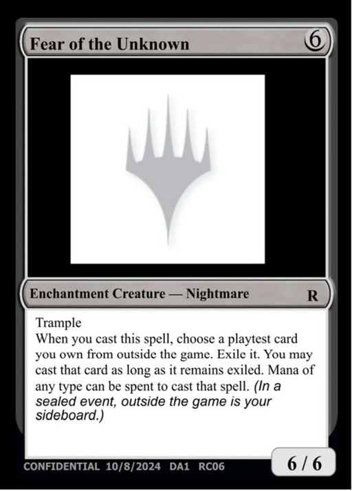 Fear of the Unknown - Enchantment