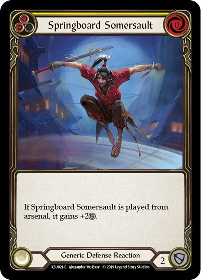 Springboard Somersault (Yellow)