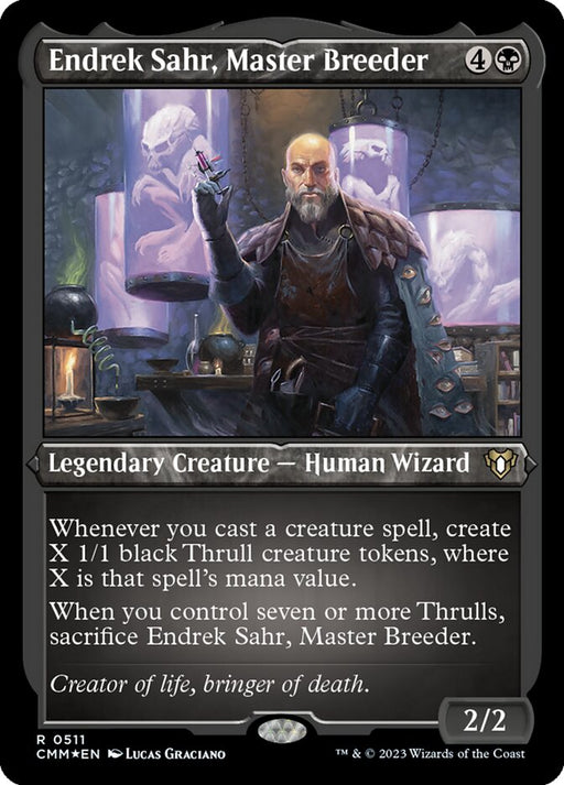 Endrek Sahr, Master Breeder - Etched - Inverted - Legendary - Etched (Foil)