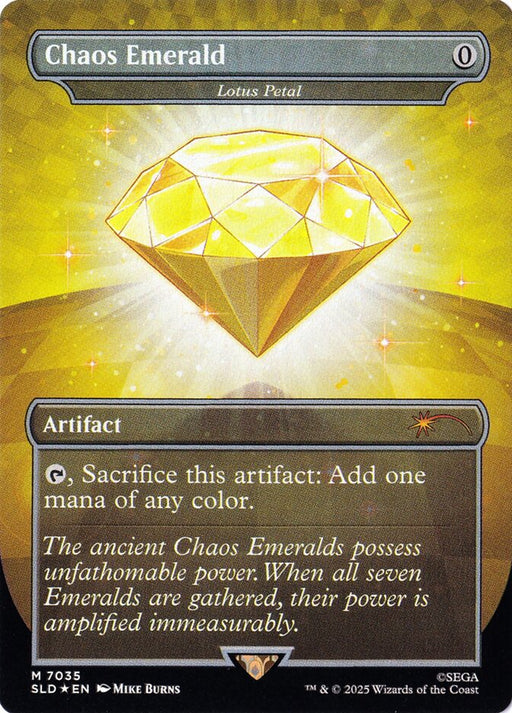 Chaos Emerald - Lotus Petal - Borderless - Full Art - Inverted (Foil)