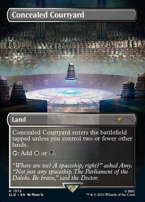 Concealed Courtyard - Borderless - Full Art (Foil)