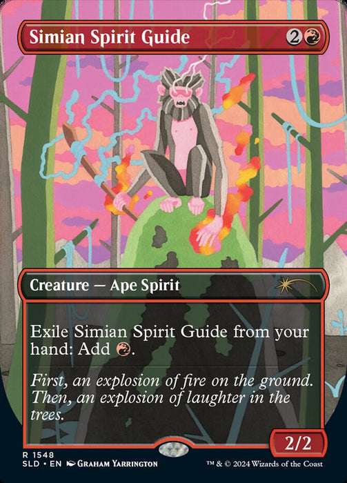 Simian Spirit Guide - Borderless