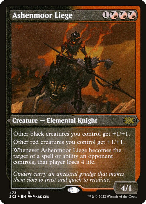 Ashenmoor Liege - Etched - Inverted - Etched (Foil)