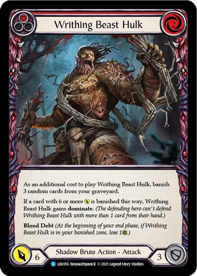Writhing Beast Hulk (Red)
