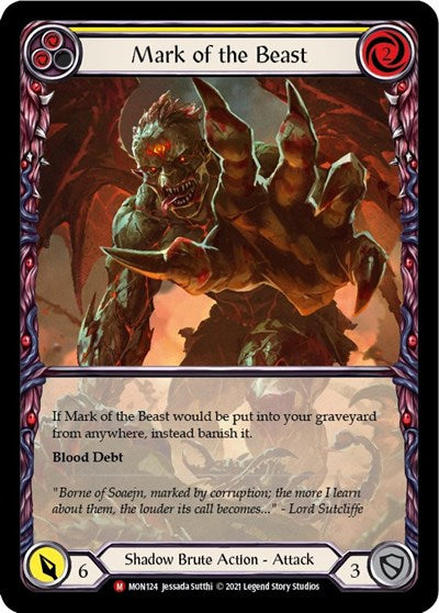 Mark of the Beast - Extended Art - 1st Edition