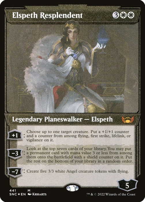 Elspeth Resplendent - Inverted - Showcase - Etched (Foil)