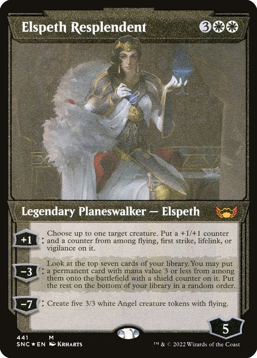 Elspeth Resplendent - Inverted - Showcase - Etched (Foil)