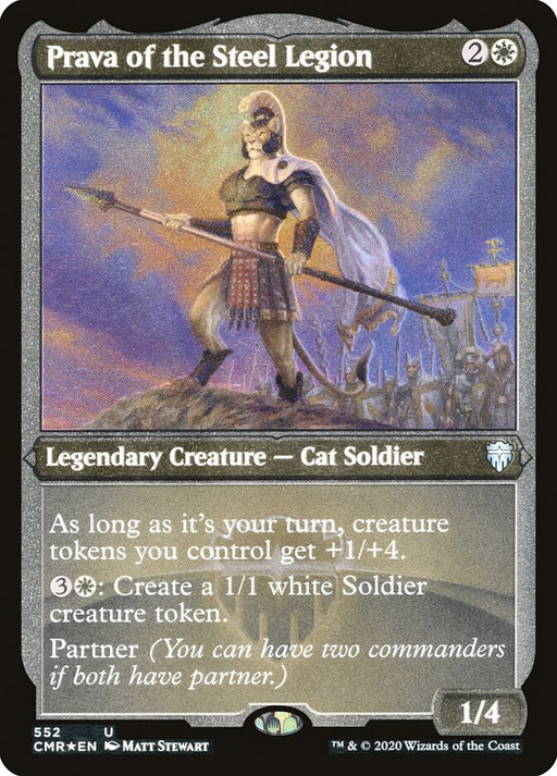 Prava of the Steel Legion - Etched - Inverted - Legendary - Etched (Foil)
