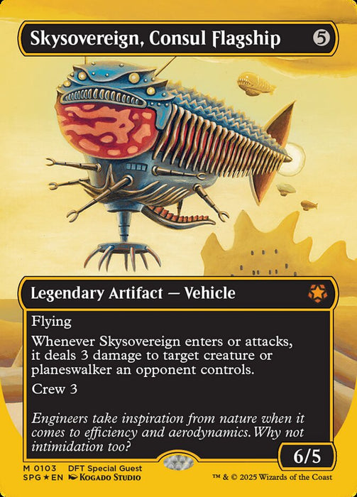 Skysovereign, Consul Flagship - Borderless - Full Art - Inverted - Legendary (Foil)