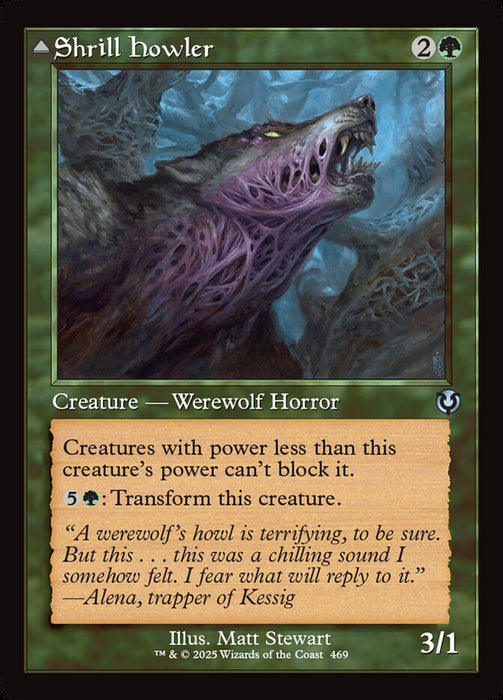 Shrill Howler // Howling Chorus - Retro Frame
