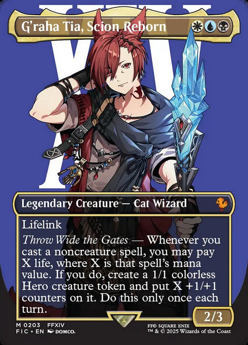 G'raha Tia, Scion Reborn - Borderless - Full Art - Inverted - Legendary (Foil)